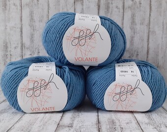 Wool package 600g ggh "VOLANTE" ice blue