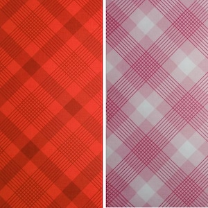 Falling In Love "plaid" Meterware