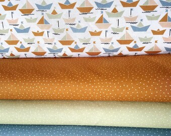 Printed fabric "Fehmarn" - Westfalenstoff, various colors