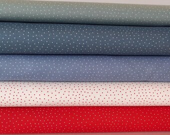 Printed fabric Mini Dots - Westfalenstoff various colors