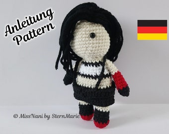 Tifa Lockhart Amigurumi FF VII inspiriert - PDF Anleitung deutsch