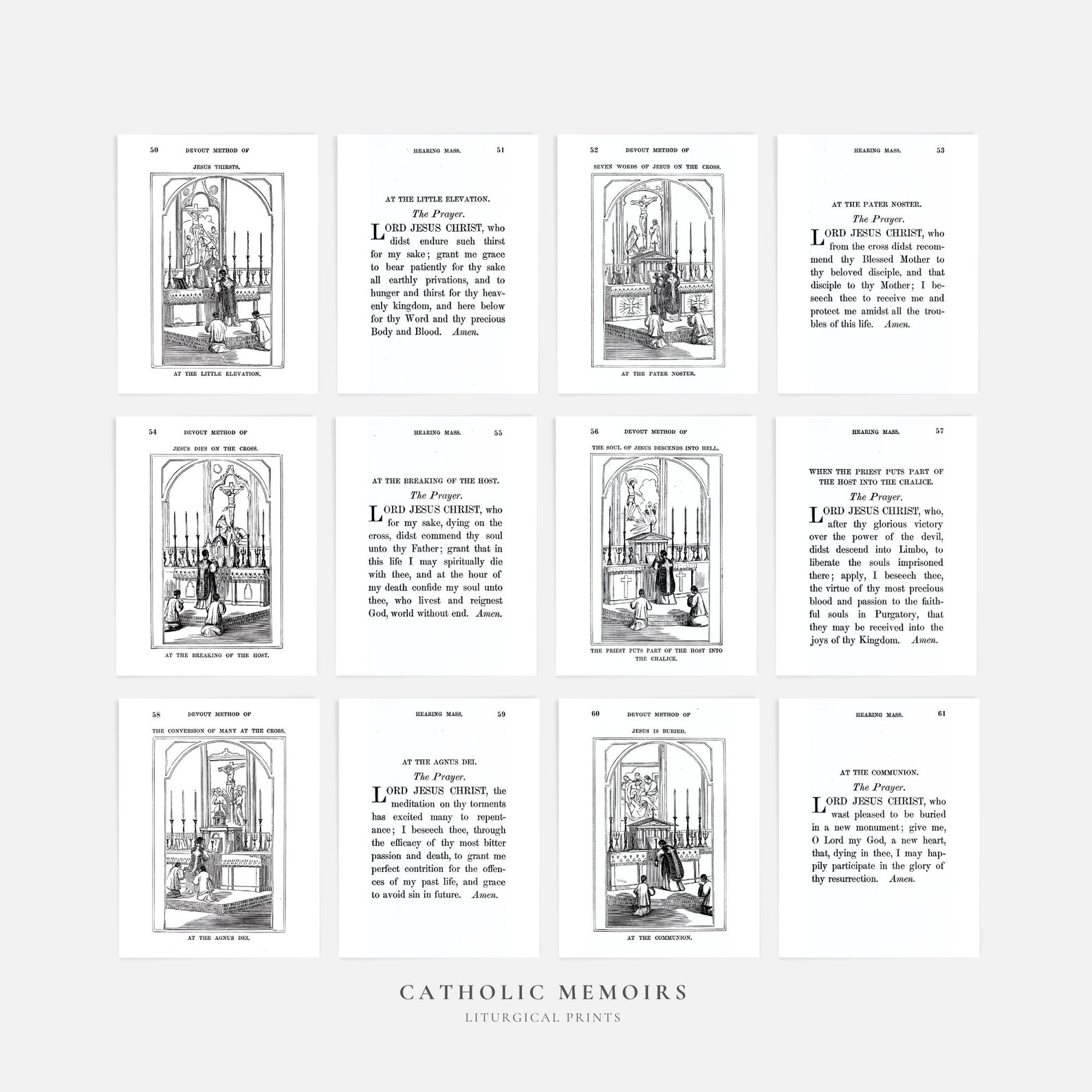 Tridentine Latin Mass Illustrated Prayer Book for Roman Catholic Rite ...