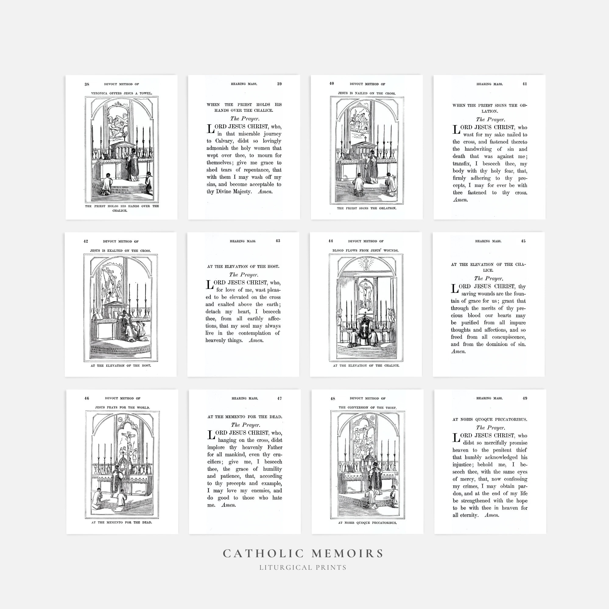 Tridentine Latin Mass Illustrated Prayer Book for Roman Catholic Rite ...