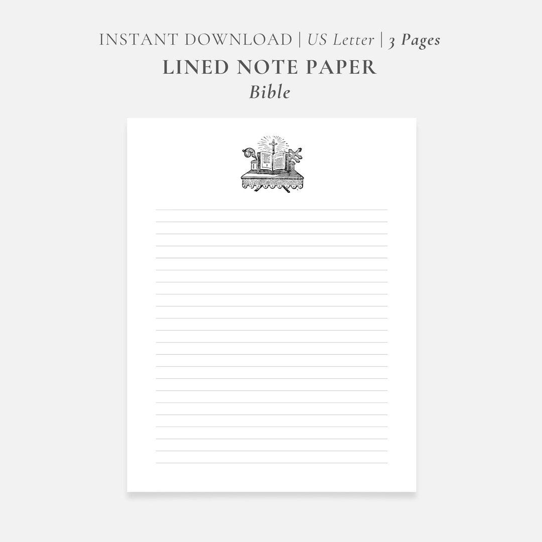 Bible Paper Note This item is unavailable - Etsy