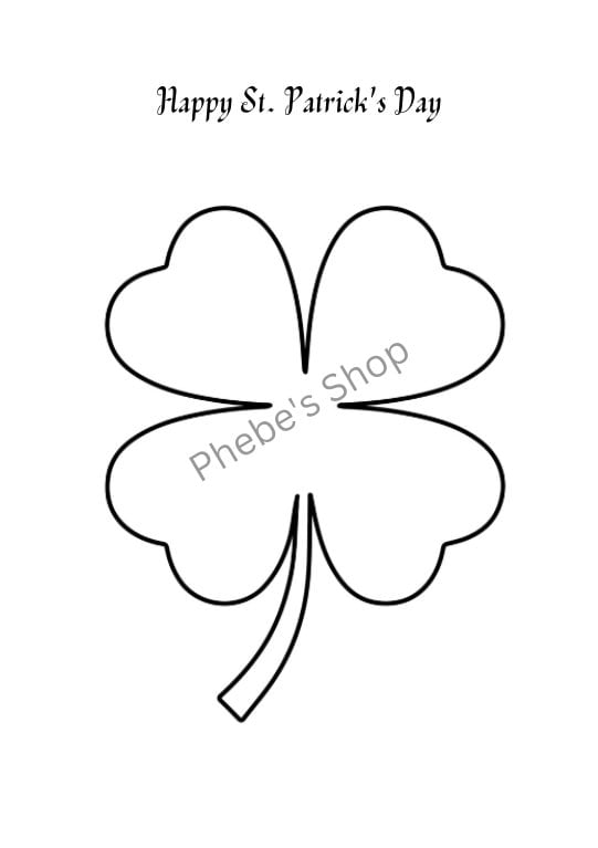 Printable St Patrick 39 s Day Shamrock - Il Fullxfull.4658982884 4w1s 