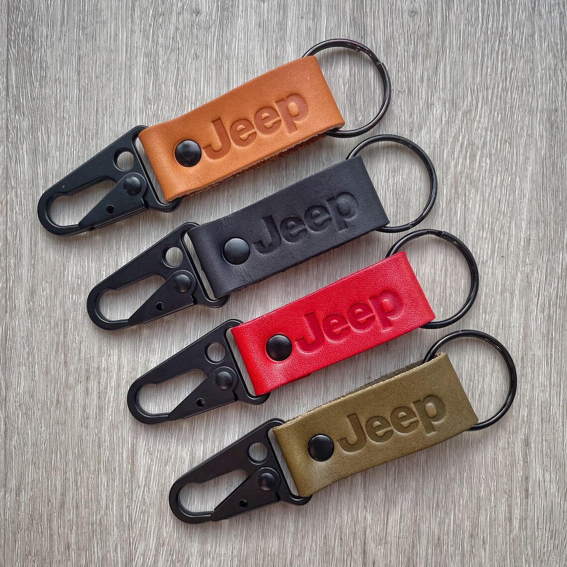 Jeep Keychain Leather Jeep keychain leather keychain Jeep Etsy
