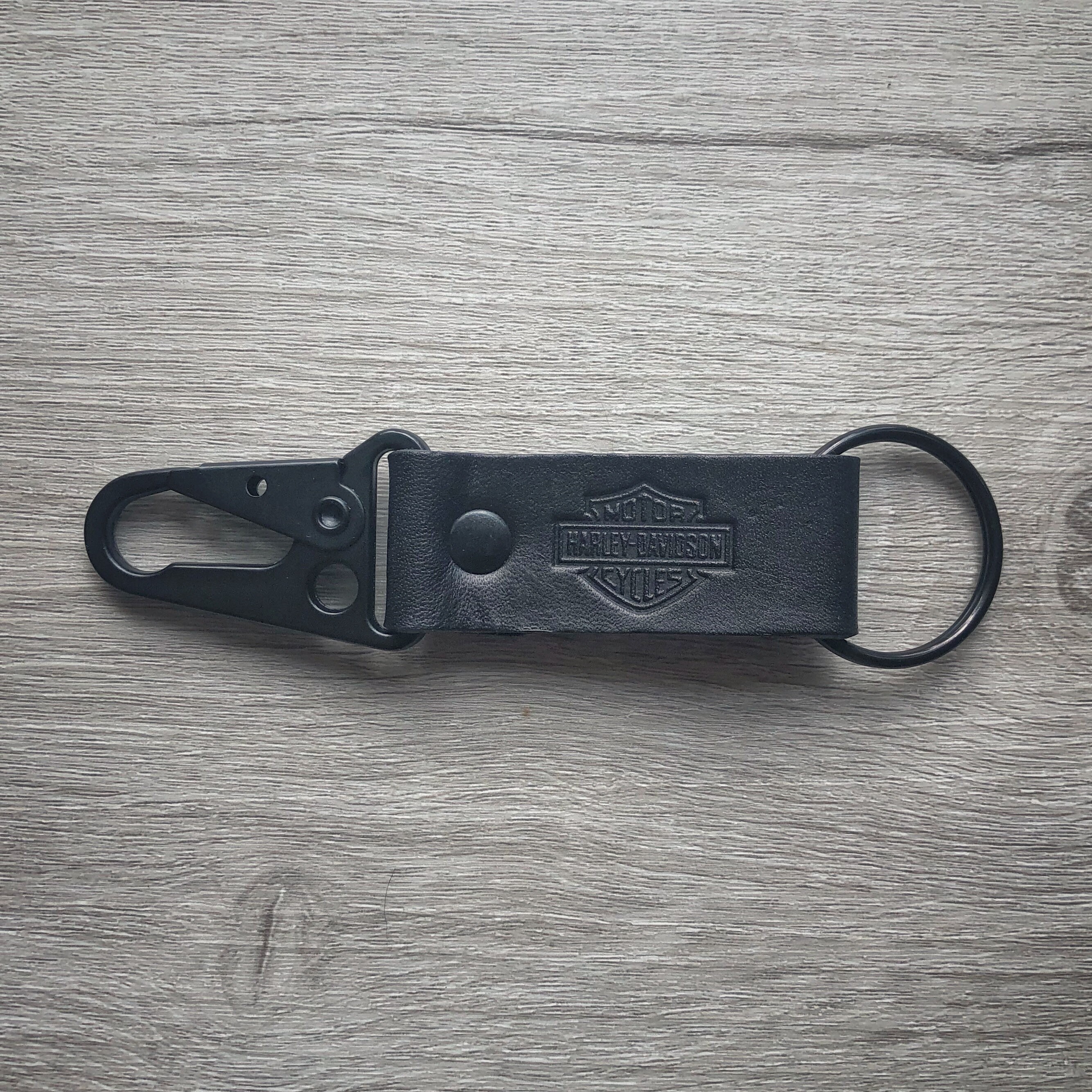 Harley keychain Leather Harley keychain Harley Davidson Etsy