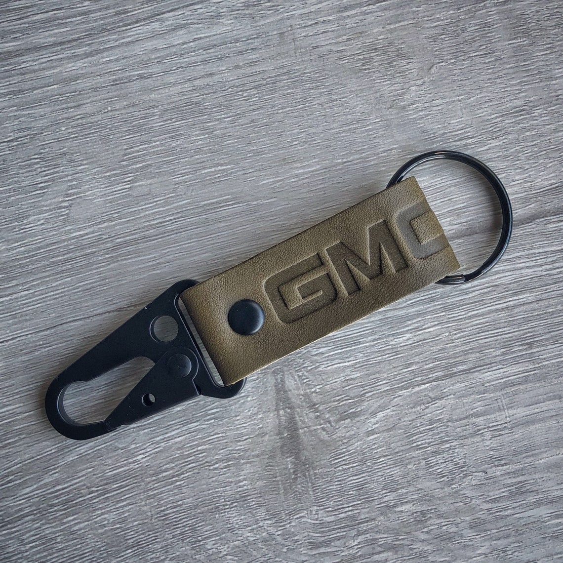 GMC Keychain Leather GMC keychain GMC Etsy