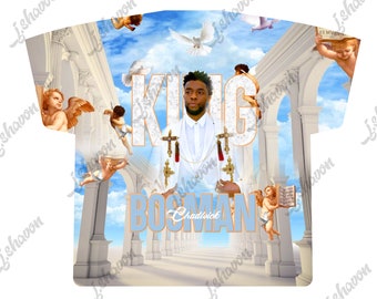 3D T-Shirt Sublimation Template (Photoshop Only) (Instant Download)
