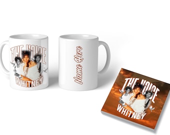 Whitney Houston 11oz Mug & Ceramic Coaster Set