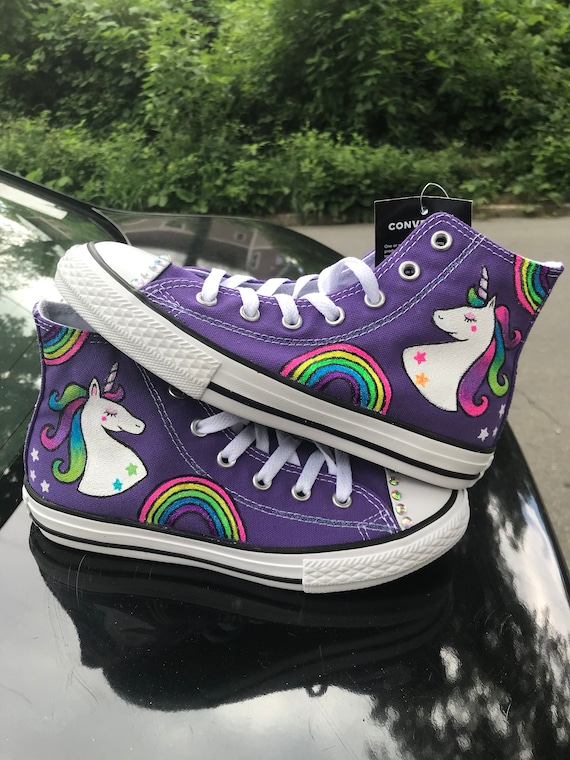 neon glitter converse