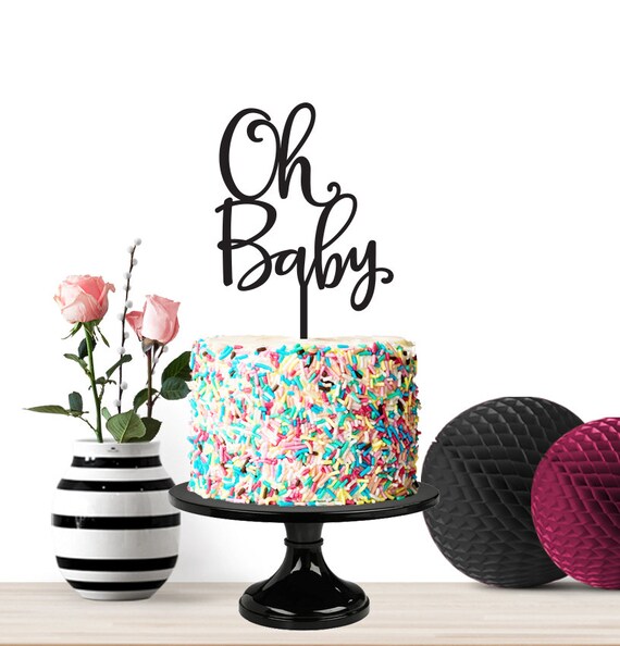 Oh Baby Cake Topper Baby Shower Cake Topper Gender Neutral Shower Gender Reveal Cake Topper 059 Oh Baby Cake Topper Baby Shower Cake Topper Gender Neutral Shower Gender Reveal Cake Topper 059