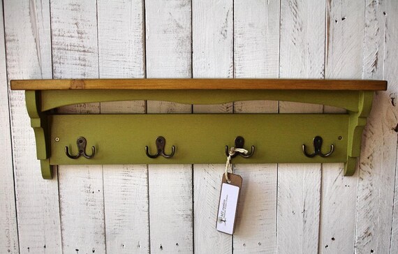 Coat Rack With Shelf Rustic Hallway Hanger Handmade Entryway With Vintage Hooks Clothing Rack Distressed Shabby Chic Antique Cuore Rustico Etsy