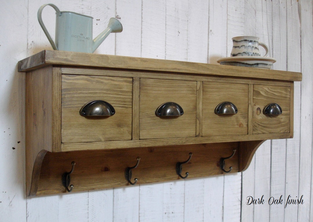 Vintage coat hooks with shelf new arrivals