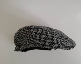 baby flat cap grey