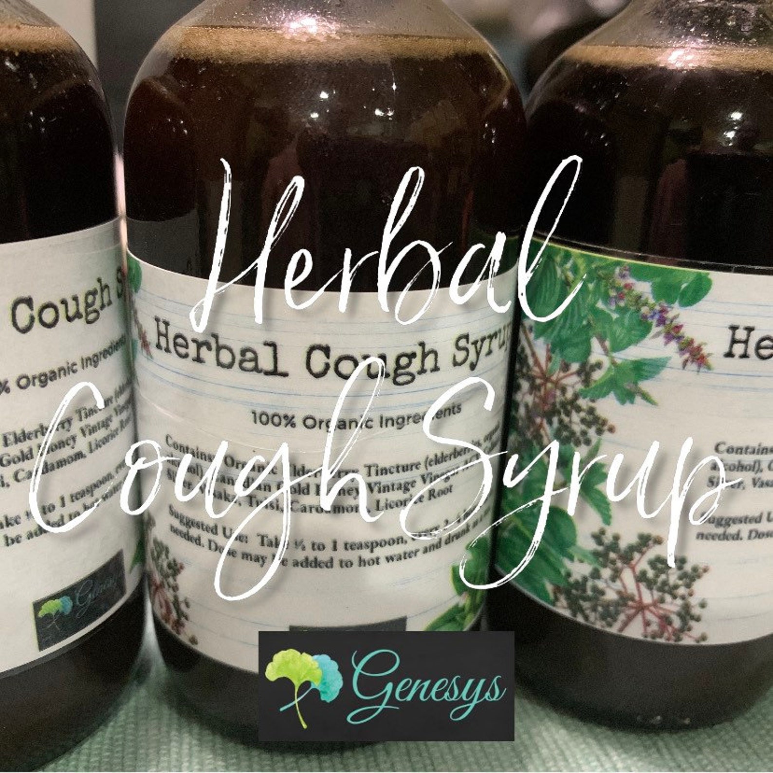 Herbal Cough Syrup Etsy