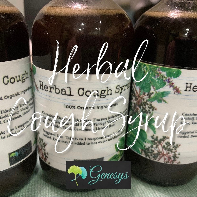 Herbal Cough Syrup Etsy