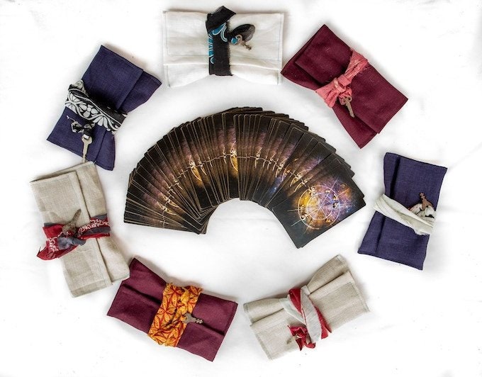 Circle of Doors Tarot Box Set with Handmade Cloth Carrying Case