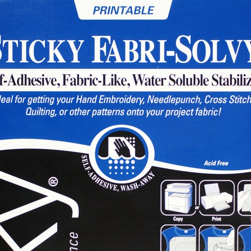 Sulky Fabri-Solvy Stabilisator 50,8x91,4cm - Wasserlösliche Stickfolie Für Stickereien