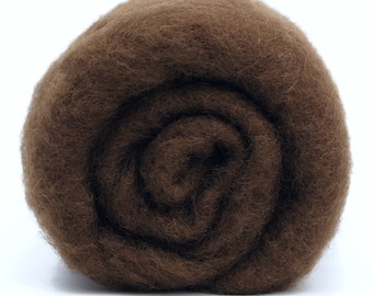 Moose New Zealand Carded Wool Batt One Ounce for Wet and Dry Felting, short fiber
