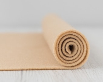 Skin 2 MM Wool Felt 30 cm by 30 cm (11.8 by 11.8 inches) for Felted Paintings, Crafts, and Fiber Arts