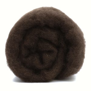Bison New Zealand Carded Wool Batt One Ounce for Wet and Dry Felting, short fiber