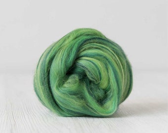 Brazil Extra Fine Merino Two Ounces 19 Micron  for Needle and Wet Felting, Spinning and Fiber Arts