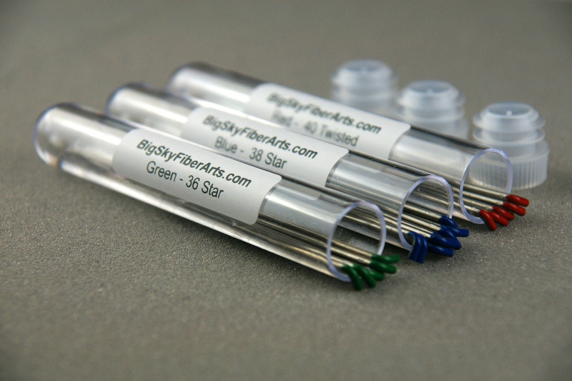 Felting Needle Set Twenty Needles Color Coded Star Felting Etsy