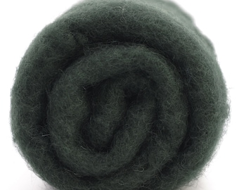 Fir New Zealand Carded Wool Batt One Ounce for Wet and Dry Felting, short fiber