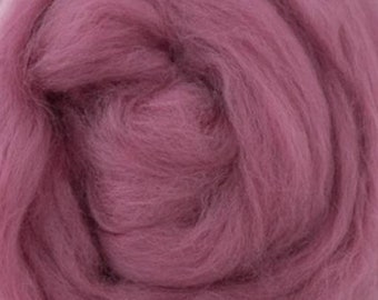 Two Ounces Extra Fine Merino Wool Roving, Color Orchid