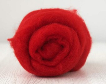 Passion Extra Fine Merino, One Ounce Carded Batt, Needle Felting, Wet Felting, Short Fiber Merino