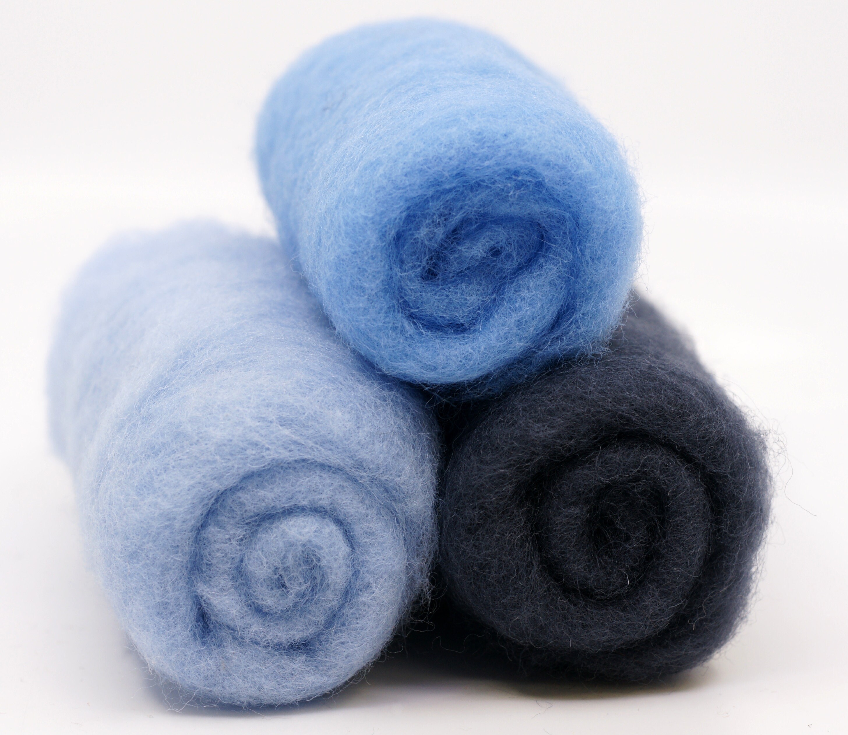 Carded New Zealand Wool Collection Landscape Collection for Wet and