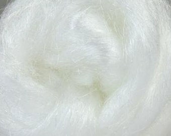 Super Bright Trilobal Nylon Top One Ounce for Felting, Spinning, Fiber Arts