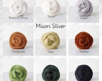 Maori Sliver One Ounce for Wet and Dry Felting