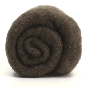 Beaver New Zealand Carded Wool Batt One Ounce for Wet and Dry Felting, short fiber