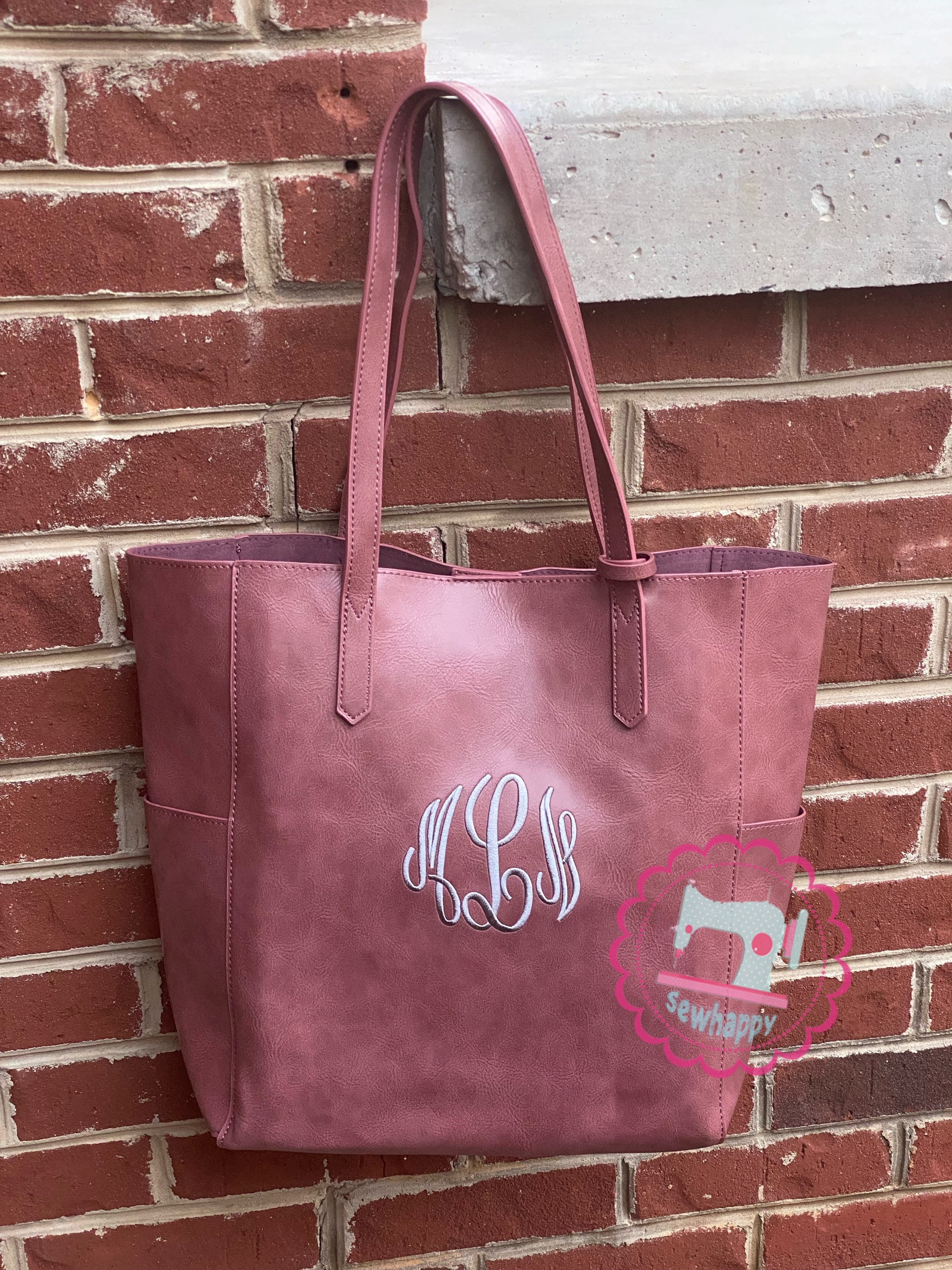 Monogrammed Bella Tote 3in1 Purse Personalized Purse Etsy