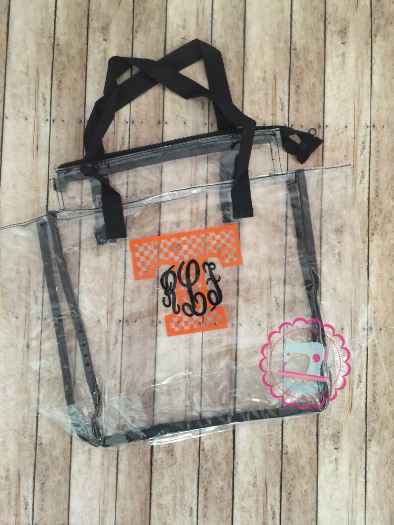 Clear TN STADIUM custom bags