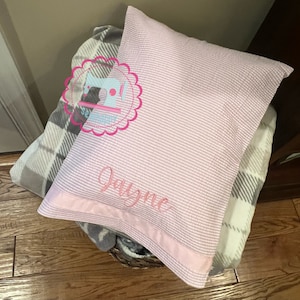 Toddler Embroidered Pillowcase, Travel Pillowcase