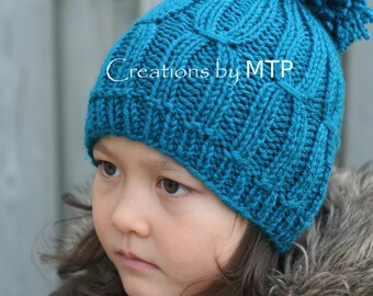 PDF KNITTING PATTERN - Twisted Vines I Knitted Hat