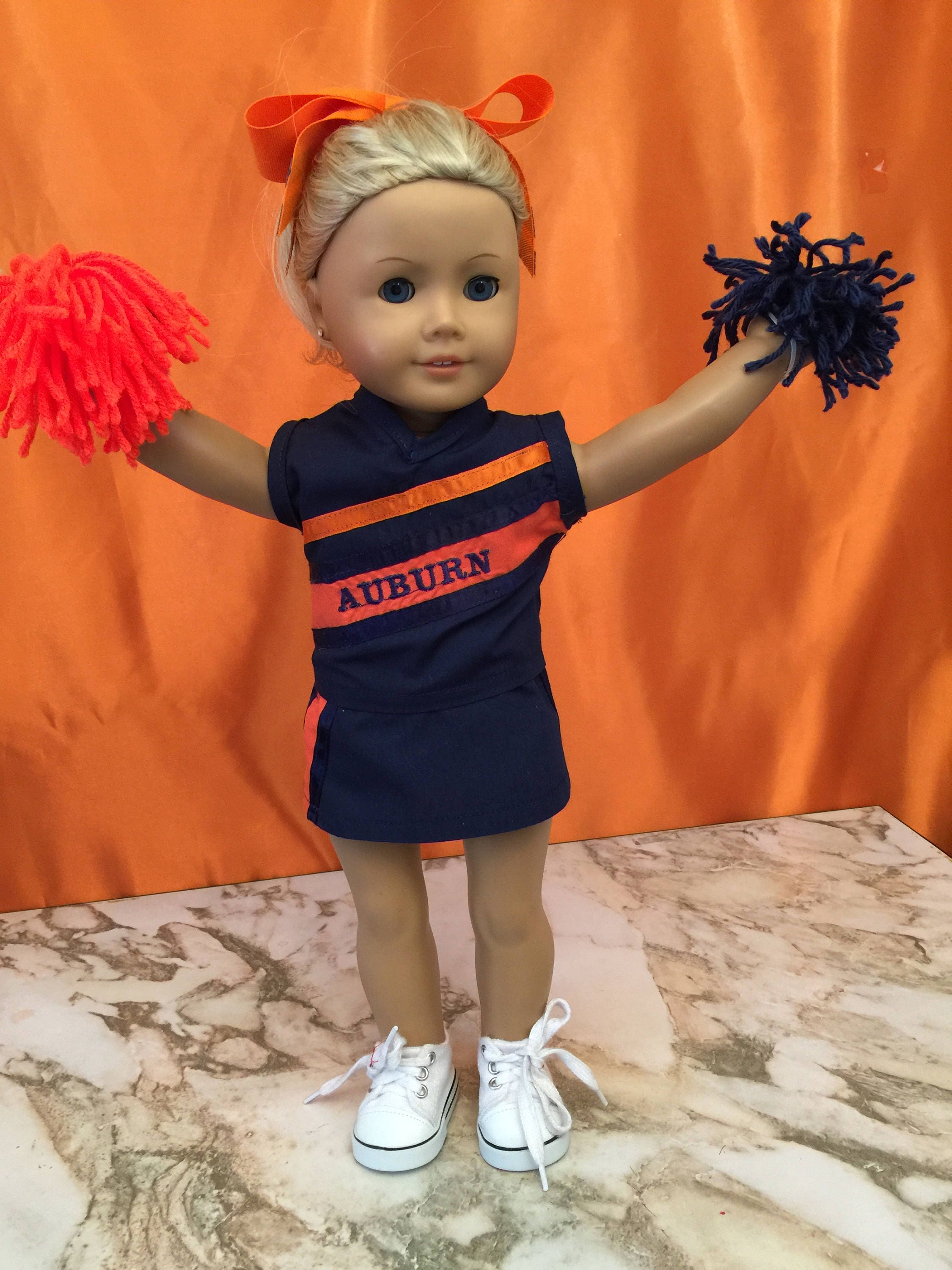 Navy Blue Cheerleader Fits 18/" American Girl Doll Clothes