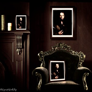 Dracula-Bram Stoker Dracula-Prince Vlad III of Wallachia-Voivoda-Portrait-Portrait-Fine Art Print-Giclée-HauntedItems-Vampire-F.F.Coppola