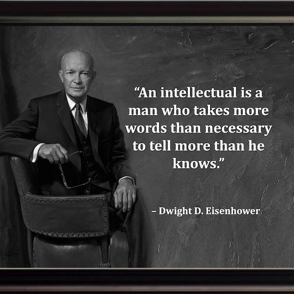 Dwight Eisenhower Poster Etsy