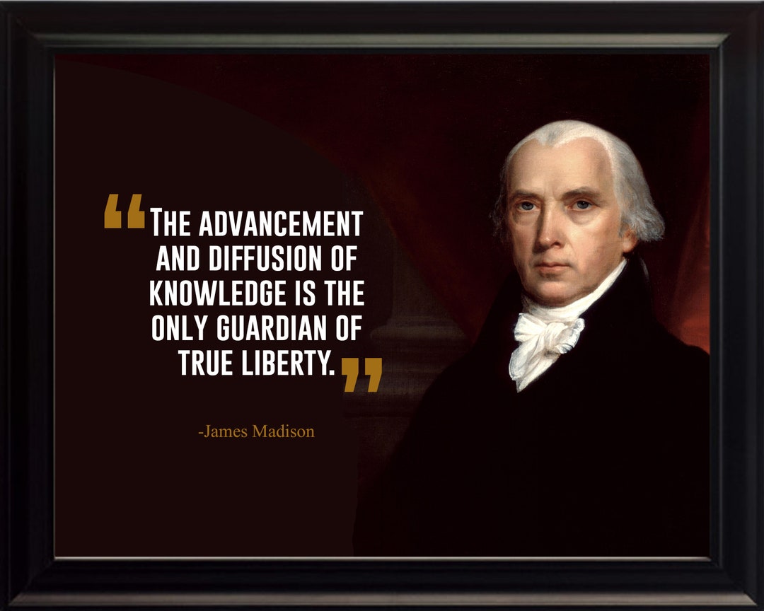 James Madison the Advancement and Poster, Print, Picture or