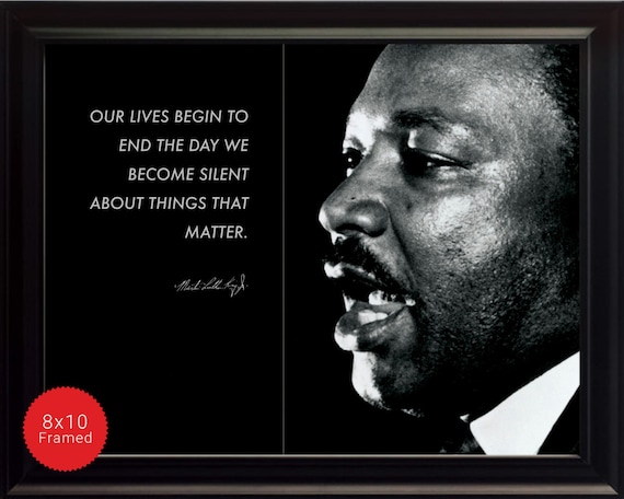 Martin Luther King Jr Foto Bild Poster Oder Gerahmte Zitat Etsy