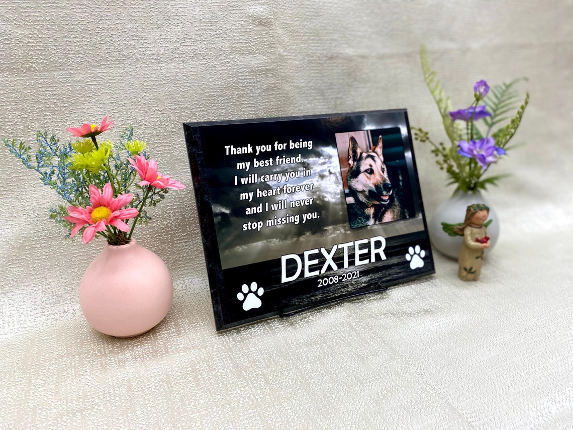 Dog Loss Gift Death of Dog Plaque Pet Loss Gifts Etsy