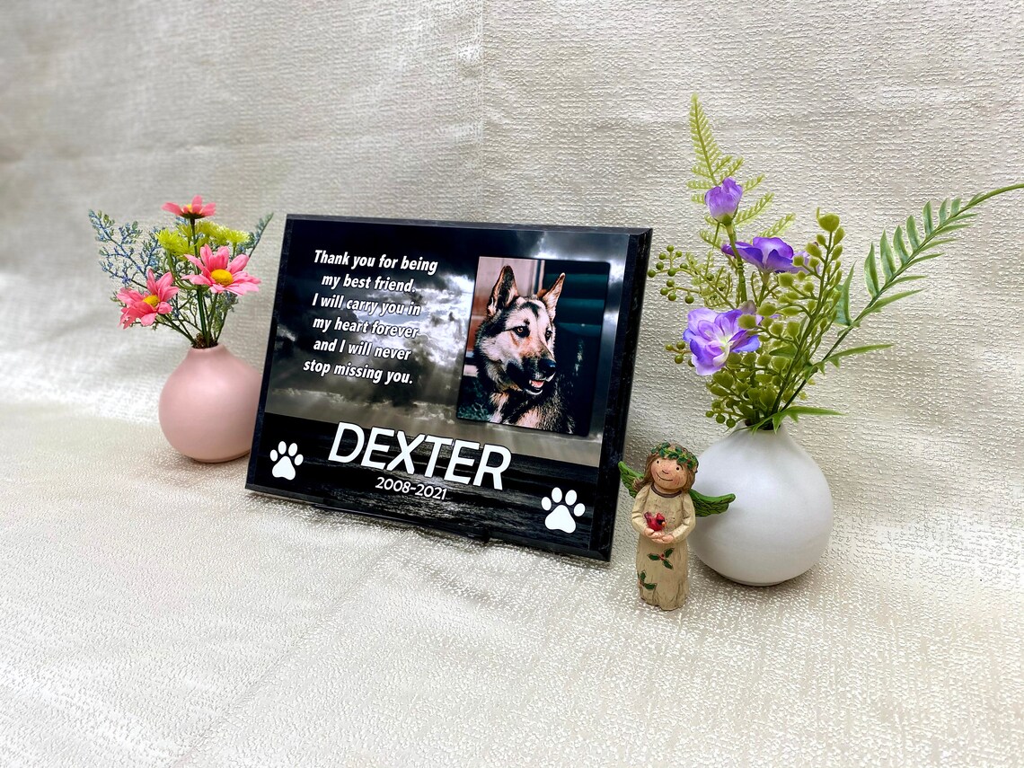 Dog Loss Gift Death of Dog Plaque Pet Loss Gifts Etsy