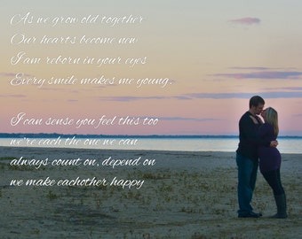 Custom Premium Canvas, Send Us Any Picture and/or Quote, Makes a Perfect Wedding Gift, Engagement Gift, or Birthday Gift
