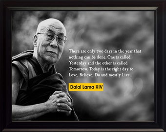 Dalai Lama XIV There are Only Poster, Print, Picture or Framed Photograph