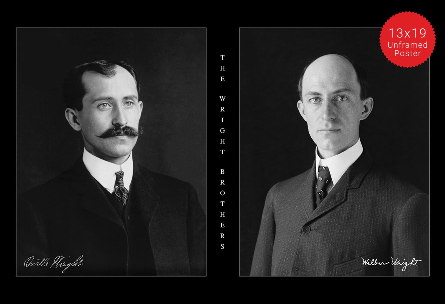 The Wright Brothers Photo Picture Poster or Framed | Etsy