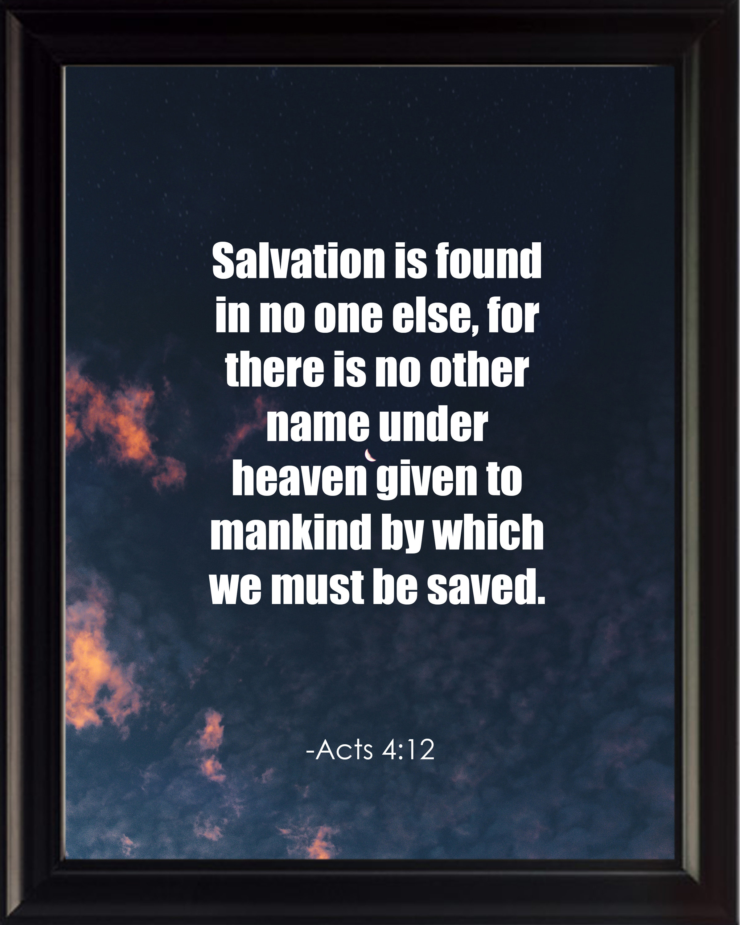 Acts 4 12 Salvation Is Poster Print Picture Or Framed Etsy Ireland Acts 4 12 Salvation Is Poster Print Picture Or Framed Etsy Ireland